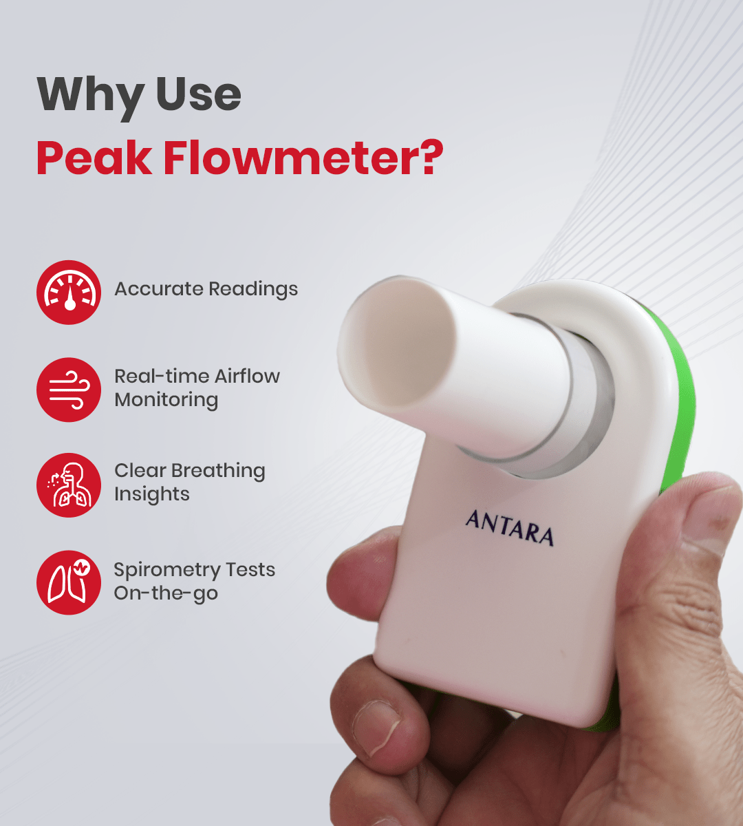 AGEasy Premium Peak Flow Meter - Global Surgicals