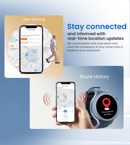 AGEasy Protec Fall Detection Smartwatch - Global Surgicals