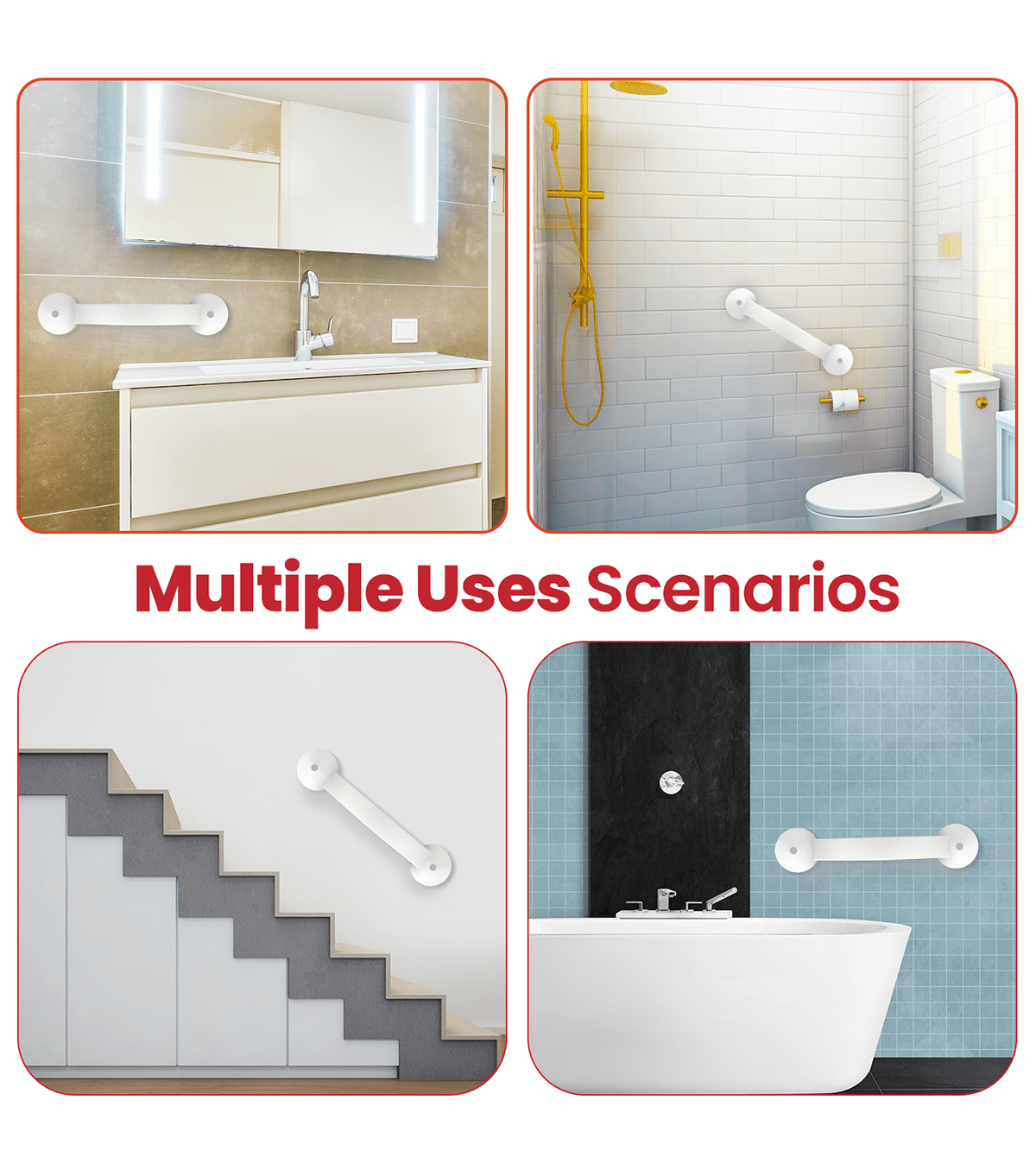 AGEasy Secure Hold Grab Bar - Global Surgicals