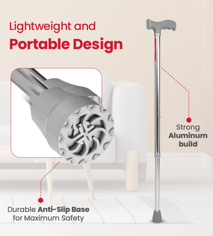 AGEasy Single Leg Walking Stick - Global Surgicals
