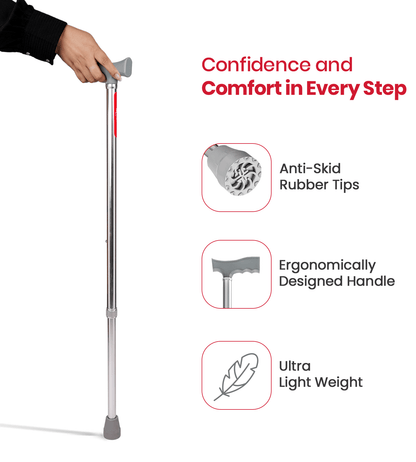 AGEasy Single Leg Walking Stick - Global Surgicals
