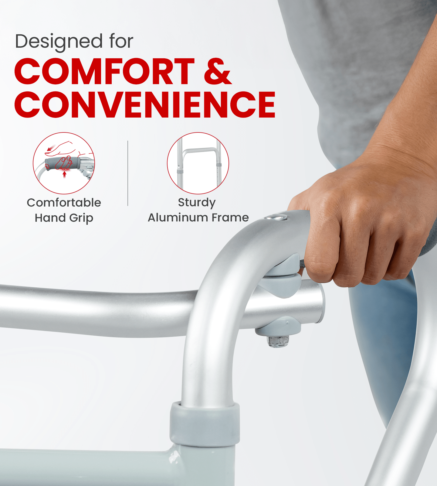 AGEasy Step Walker for elders - Global Surgicals