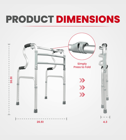 AGEasy Step Walker for elders - Global Surgicals