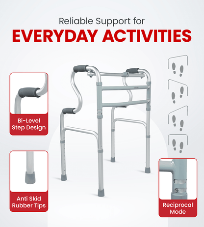AGEasy Step Walker for elders - Global Surgicals