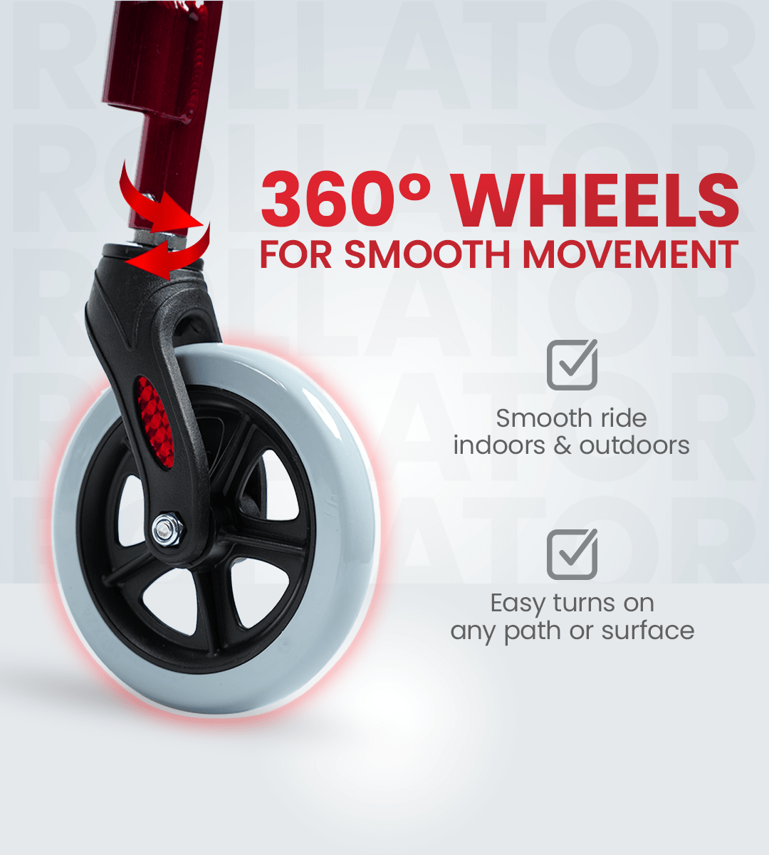 Ageasy Walker With Seat - Rollator - Global Surgicals