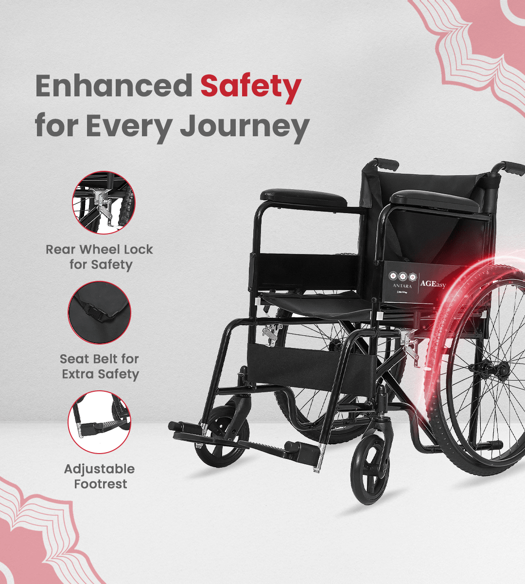 AGEasy WheelEasy for Seniors - Global Surgicals