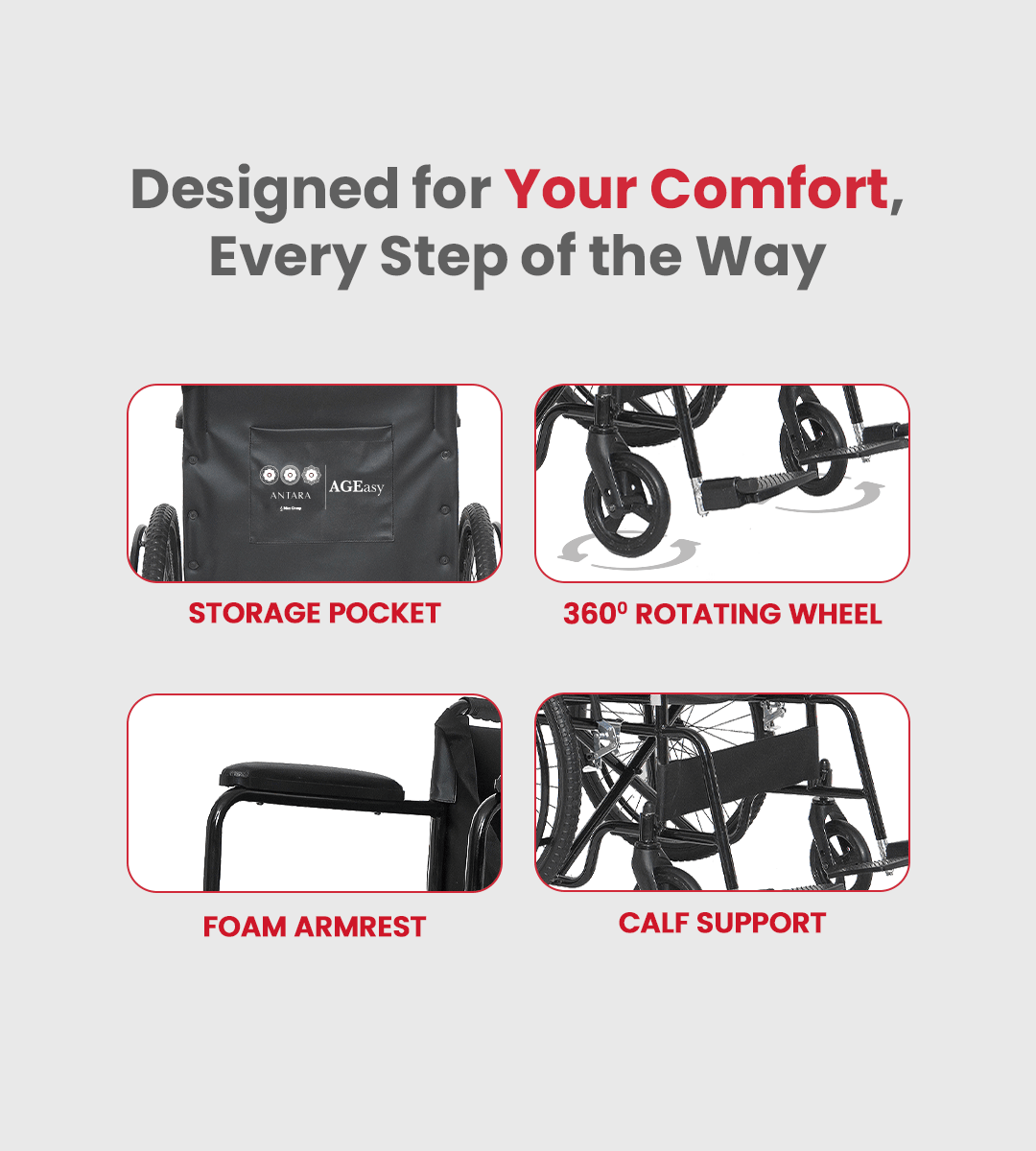 AGEasy WheelEasy for Seniors - Global Surgicals