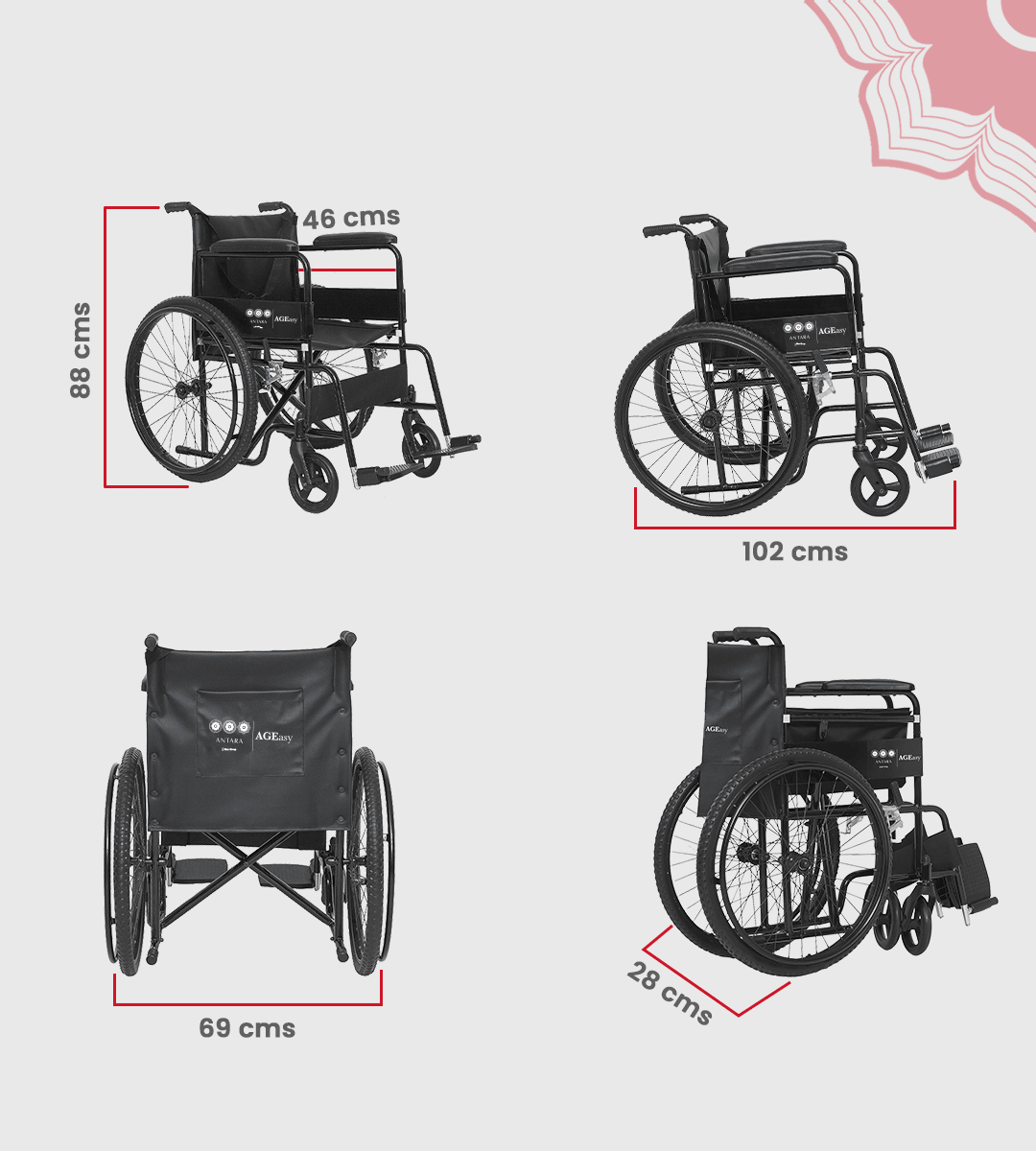 AGEasy WheelEasy for Seniors - Global Surgicals