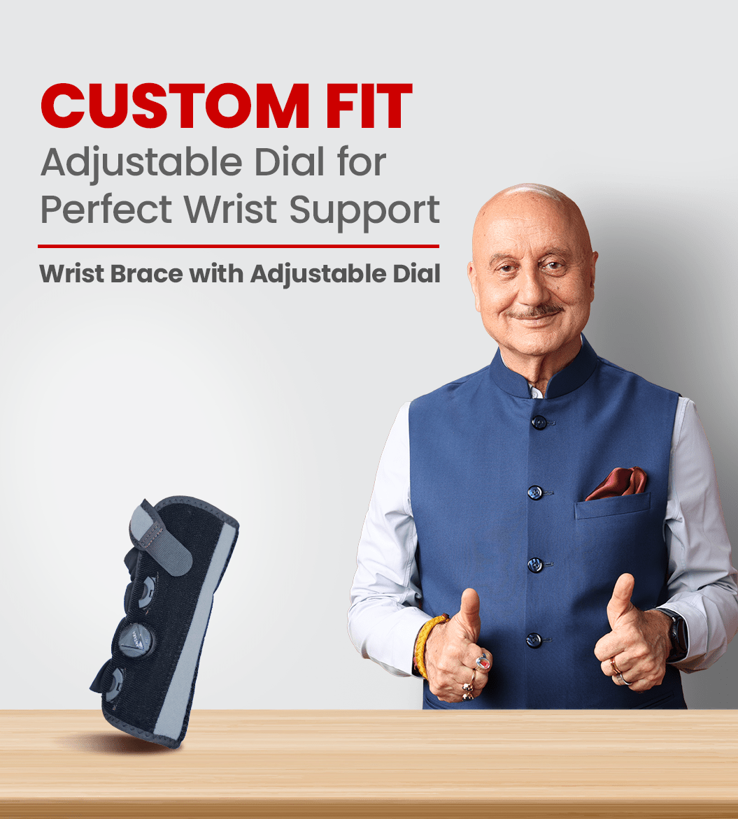 AGEasy Wrist Brace with Adjustable Dial - Global Surgicals