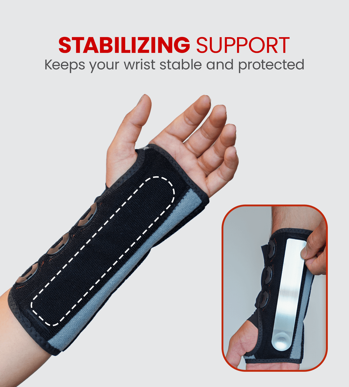 AGEasy Wrist Brace with Adjustable Dial - Global Surgicals