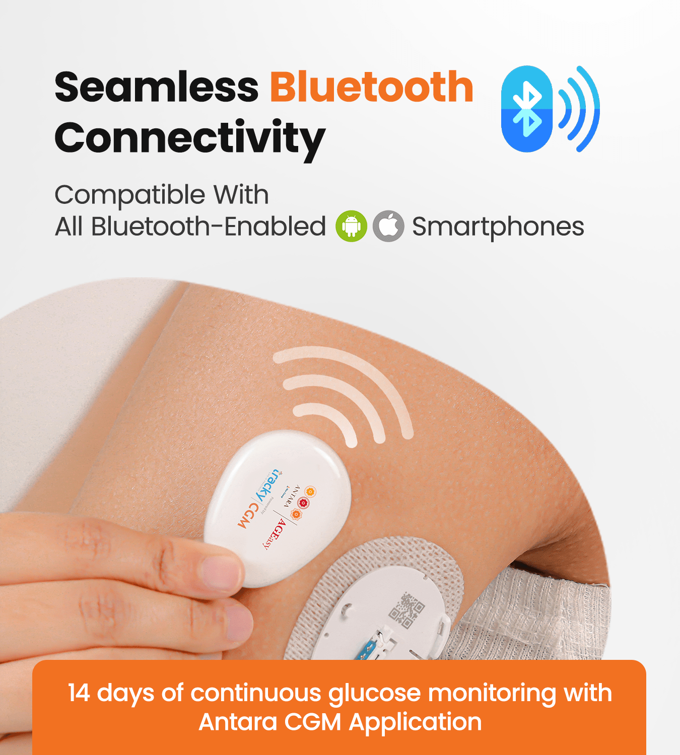 AGEasy x Tracky Continuous Glucose Monitor (CGM) + Transmitter - Global Surgicals