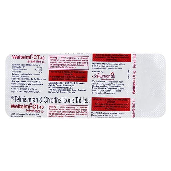 Weltelmi CT 40mg Tablet 10'S