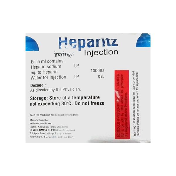 HEPARITZ 5000 Injection 5ml