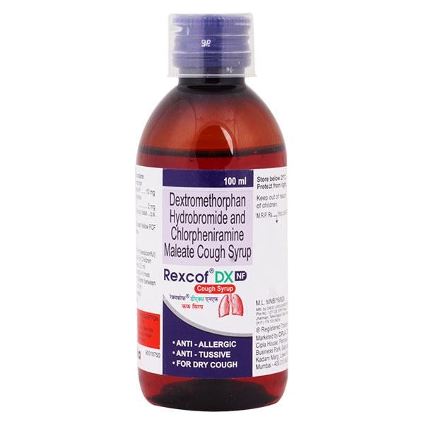REXCOF DX NF COUGH Syrup 100ml