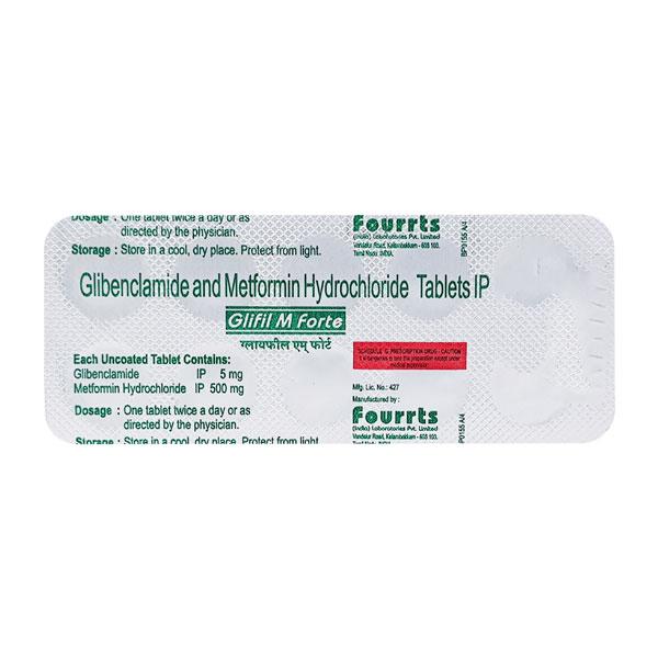 Glifil M Forte Tablet 10'S