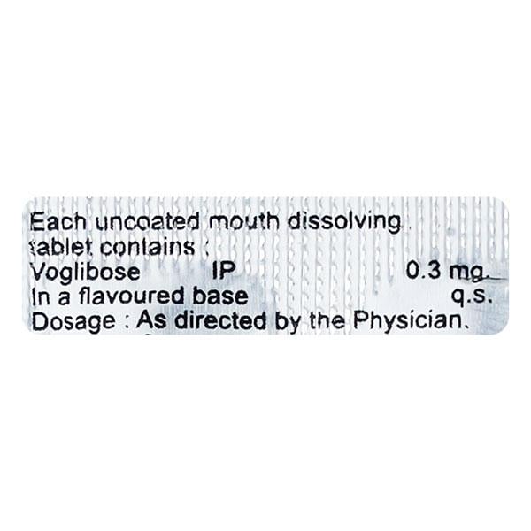VOGLIZAR 0.3 Tablet 10's