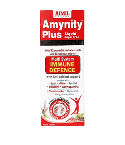 Aimil Amynity Plus Sugar Free Liquid 200 ml - Global Surgicals