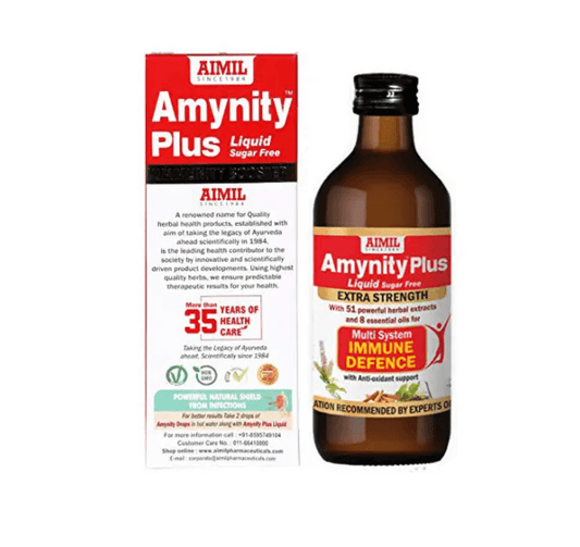 Aimil Amynity Plus Sugar Free Liquid 200 ml - Global Surgicals