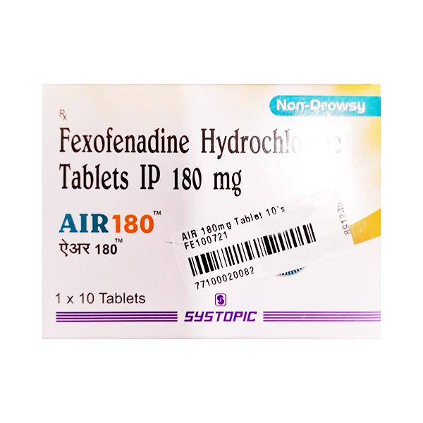 AIR 180mg Tablet 10's - Global Surgicals