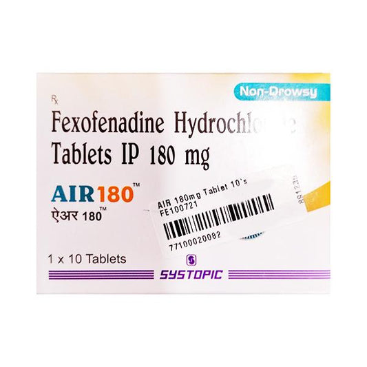 AIR 180mg Tablet 10's - Global Surgicals