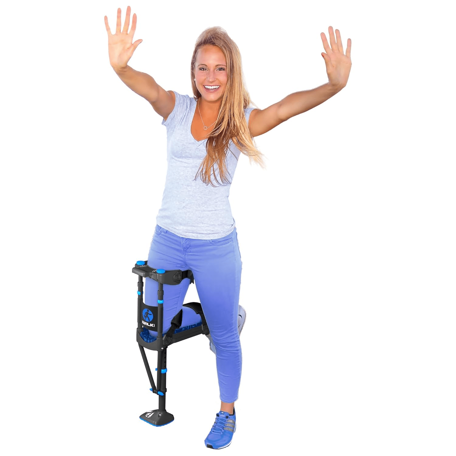 Airomedic Hands Free Knee Leg Crutches - Global Surgicals