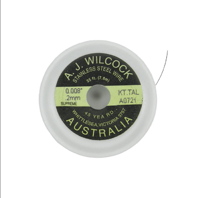 AJ Wilcock Supreme Wire White 25 Ft Orthodontic Wires - Global Surgicals