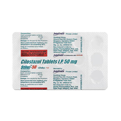 Stiloz 50mg Tablet 15'S