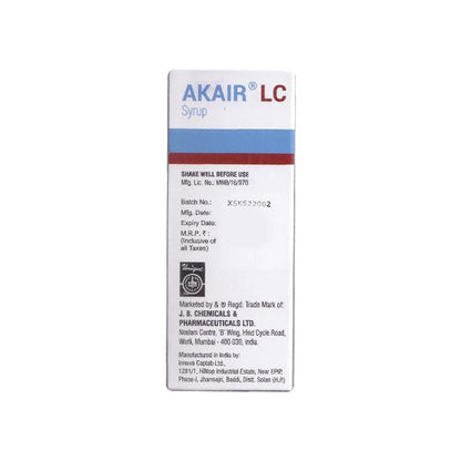 AKAIR LC MIXED FRUIT FLAVOUR Syrup 60ml - Global Surgicals