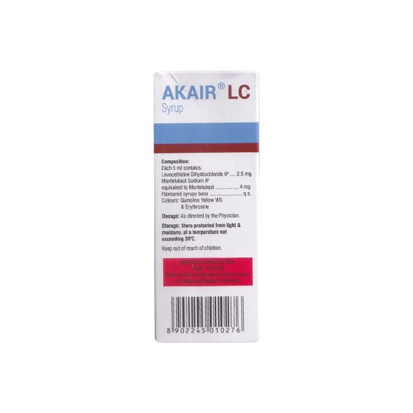 AKAIR LC MIXED FRUIT FLAVOUR Syrup 60ml - Global Surgicals