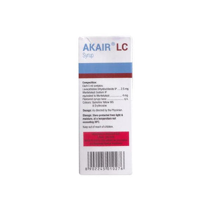 AKAIR LC MIXED FRUIT FLAVOUR Syrup 60ml - Global Surgicals