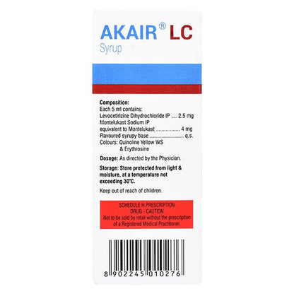 AKAIR LC Syrup 60ml - Global Surgicals