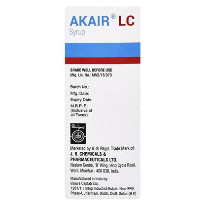 AKAIR LC Syrup 60ml - Global Surgicals