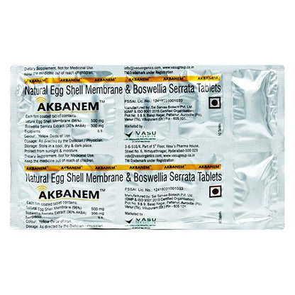 AKBANEM Tablet 10's - Global Surgicals