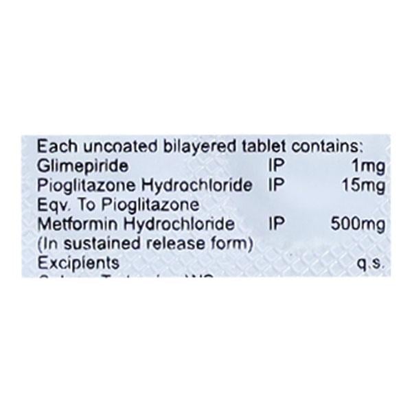 VEDAPRIDE MP 1mg Tablet 10's