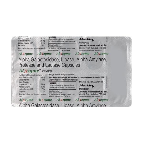 Al5Zyme Capsule 10'S - Global Surgicals