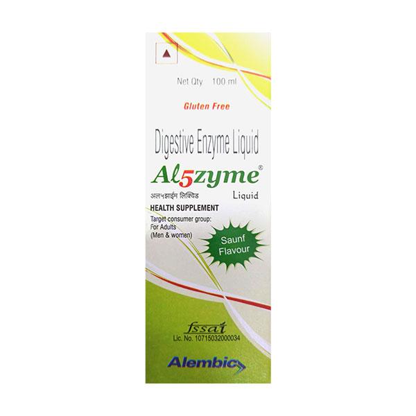 AL5ZYME GLUTEN FREE SAUNF FLAVOUR Liquid 100ml - Global Surgicals
