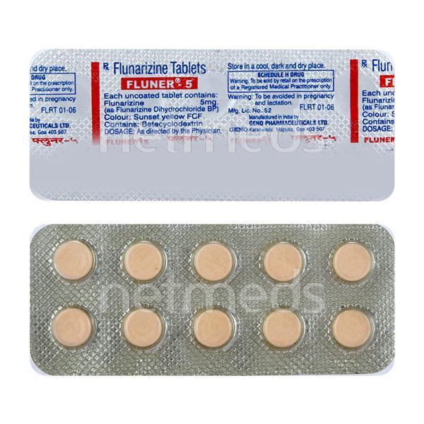 Fluner 5mg Tablet 10'S