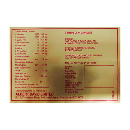 ALAMIN M FORTE Capsule 14's - Global Surgicals