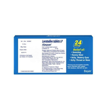 Alaspan 10mg Tablet 10'S - Global Surgicals