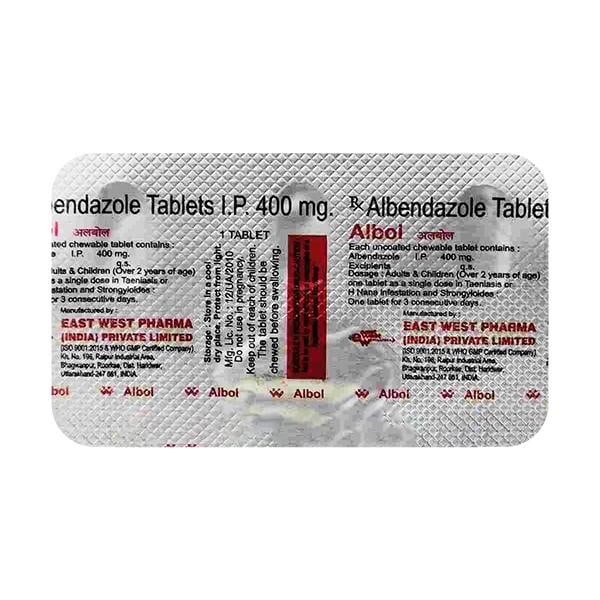 Albol 400mg Tablet 3'S - Global Surgicals