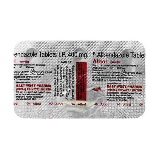 Albol 400mg Tablet 3'S - Global Surgicals