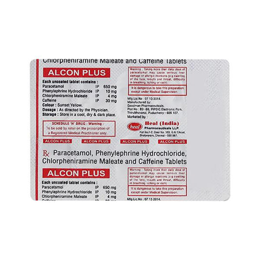 Alcon Plus Tablet 10'S - Global Surgicals