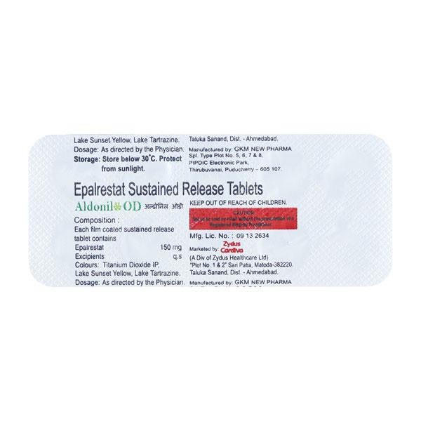 Aldonil OD Tablet 10'S - Global Surgicals
