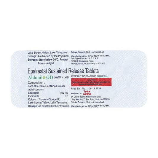 Aldonil OD Tablet 10'S - Global Surgicals