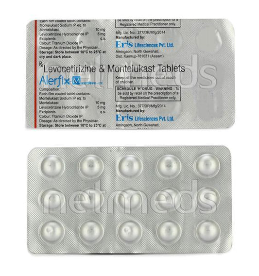 Alerfix M Tablet 15'S - Global Surgicals