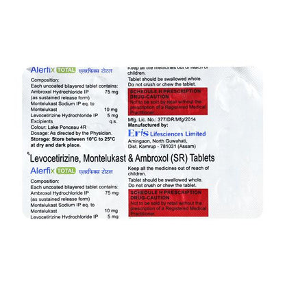 Alerfix Total Tablet 15'S - Global Surgicals