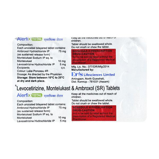Alerfix Total Tablet 15'S - Global Surgicals