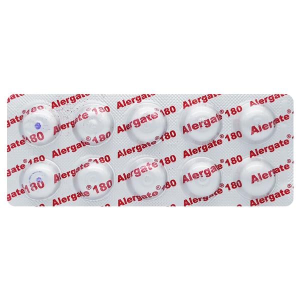 ALERGATE 180 Tablet 10's - Global Surgicals