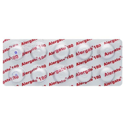 ALERGATE 180 Tablet 10's - Global Surgicals