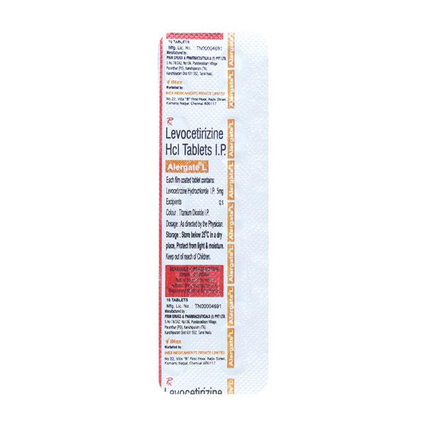 ALERGATE L Tablet 10's - Global Surgicals